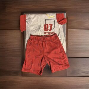 Harry Potter Kids Gryffindor Pajama Set T-Shirt & Shorts 07 Sleepwear Size 4/5